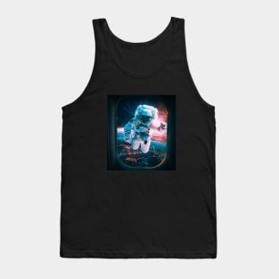 astronaut rescue plane. sci-fi Tank Top